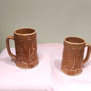 Vintage Gesundheit Beer steins by Shenago